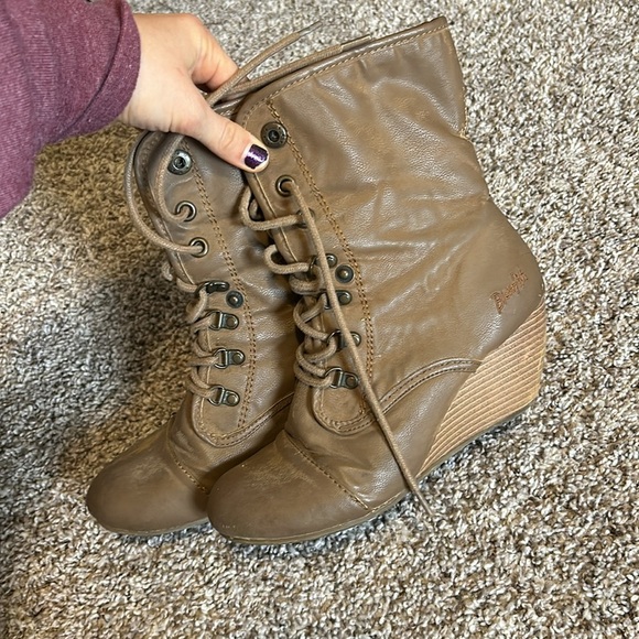 Blowfish heeled lace up booties - Picture 1 of 5